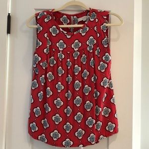 Loft sleeveless blouse